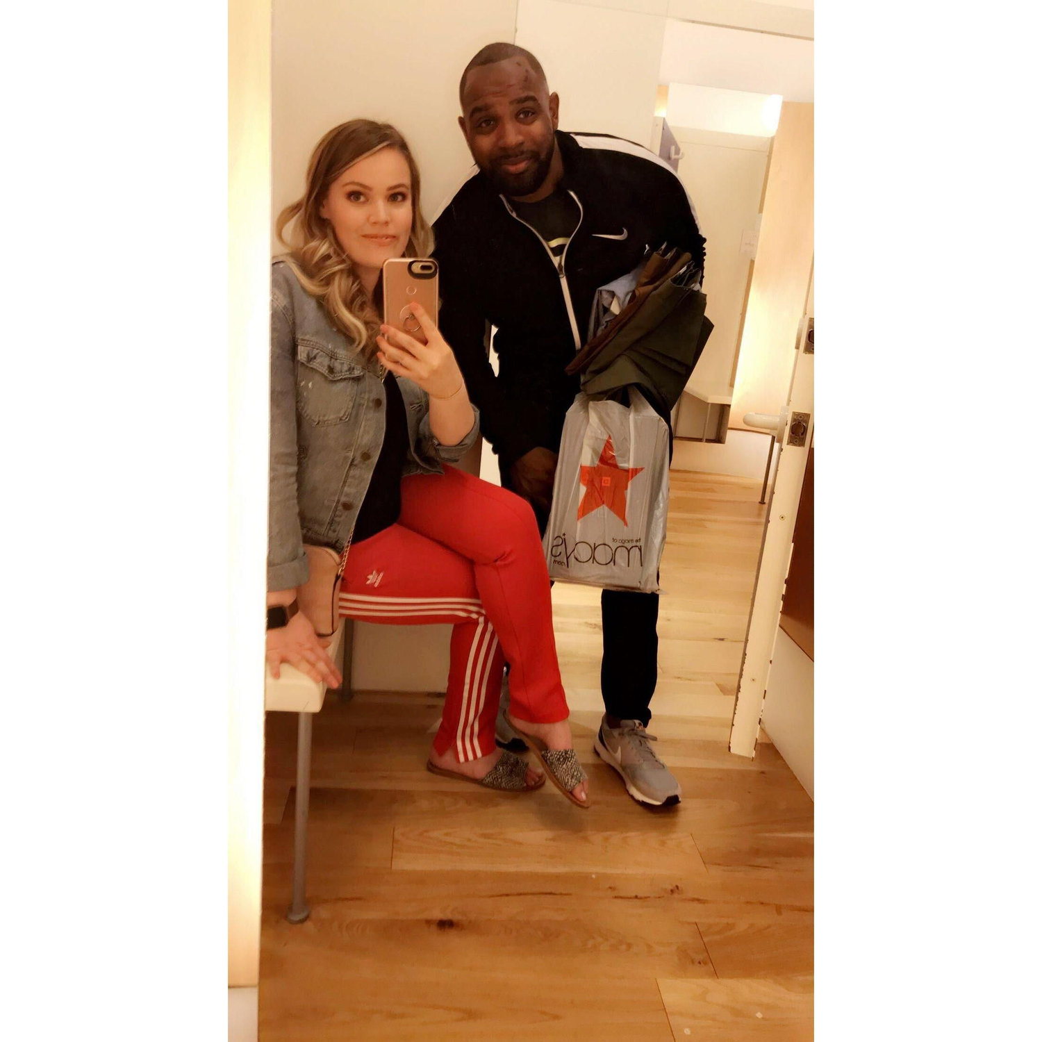 Our first photo together