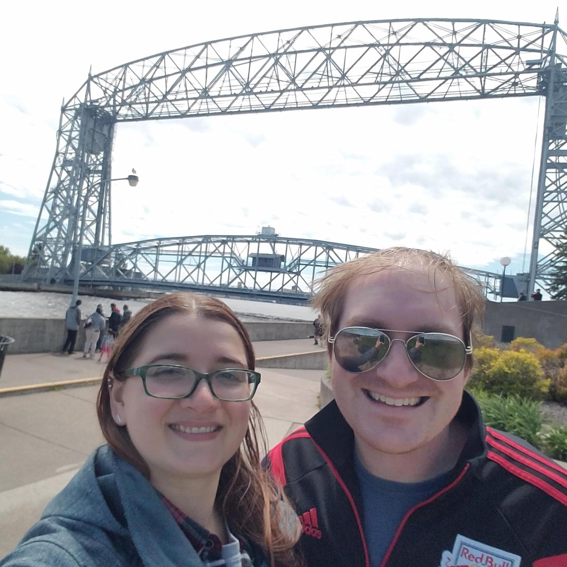 Trip to MN North Shore, including Duluth, after Jessica's first year grad school exams