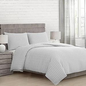 Seabrook Full/Queen Comforter Set in Grey