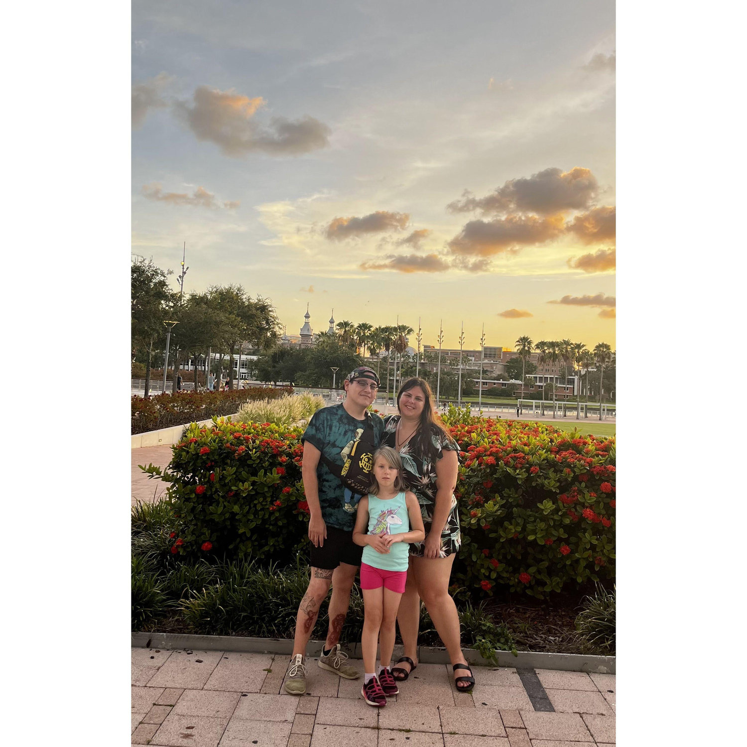 On a family trip to Florida.