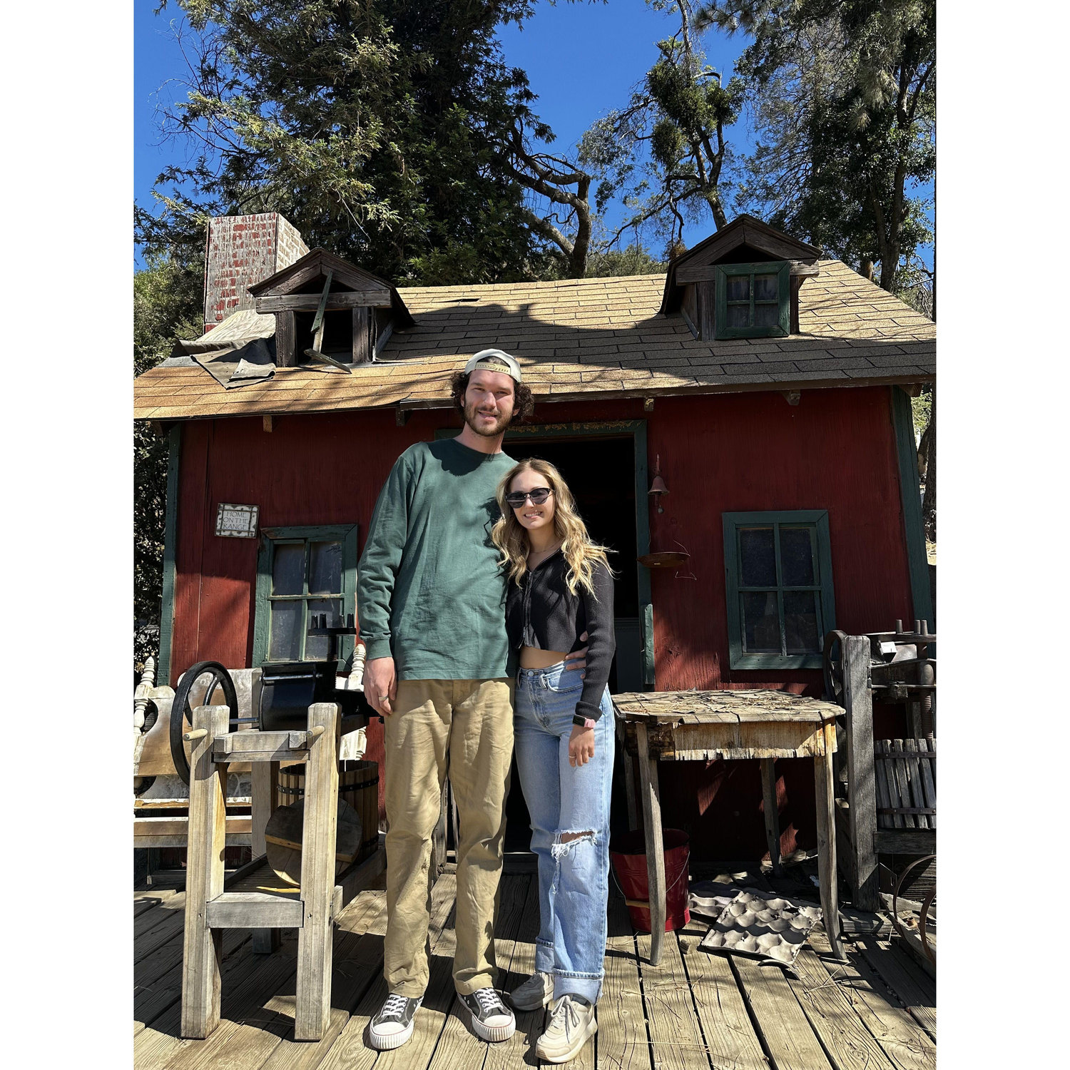 Visiting Oak Glen with Simon's family