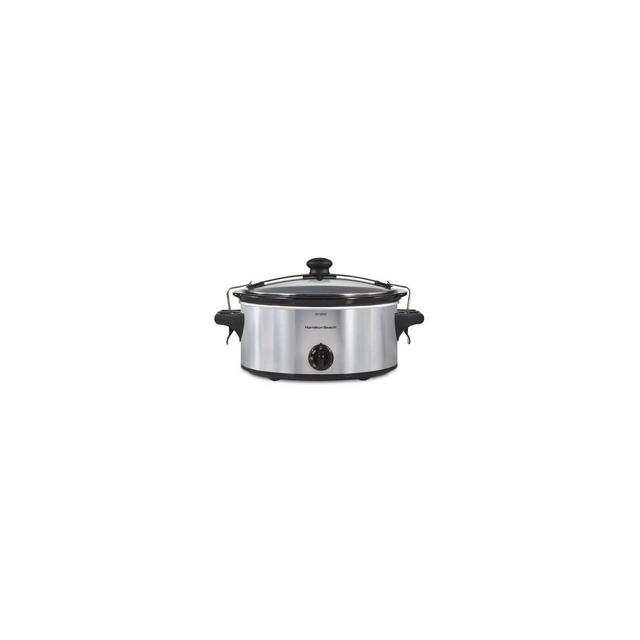 Hamilton Beach 6qt Stay or Go Slow Cooker Silver - 33262