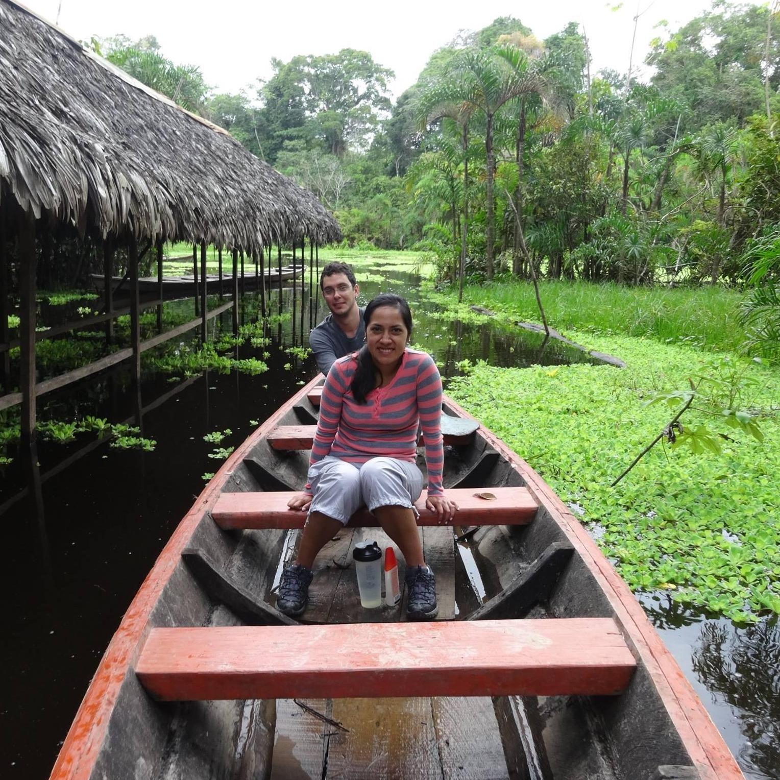 We came back to this pond at night to look for crocodiles just to temper the beauty of this place with a little terror.