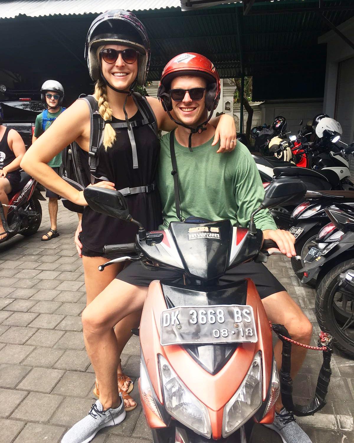 Scooting around Bali, Indonesia