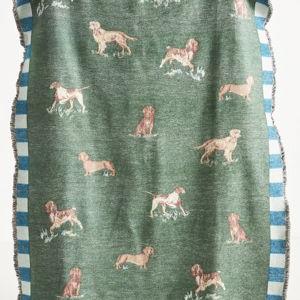 Woven Jacquard Patterned Throw Blanket