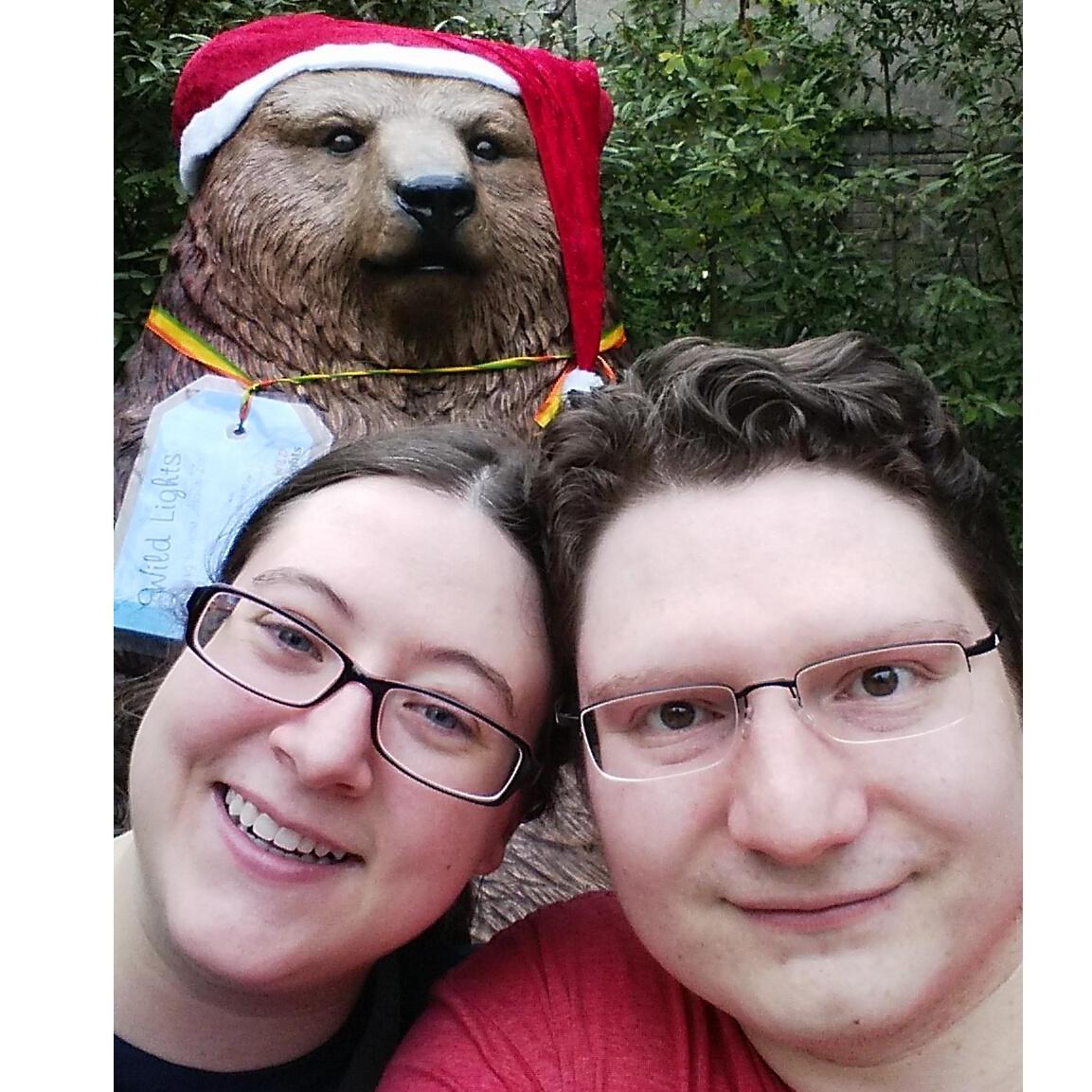 Enjoying the Akron Zoo!