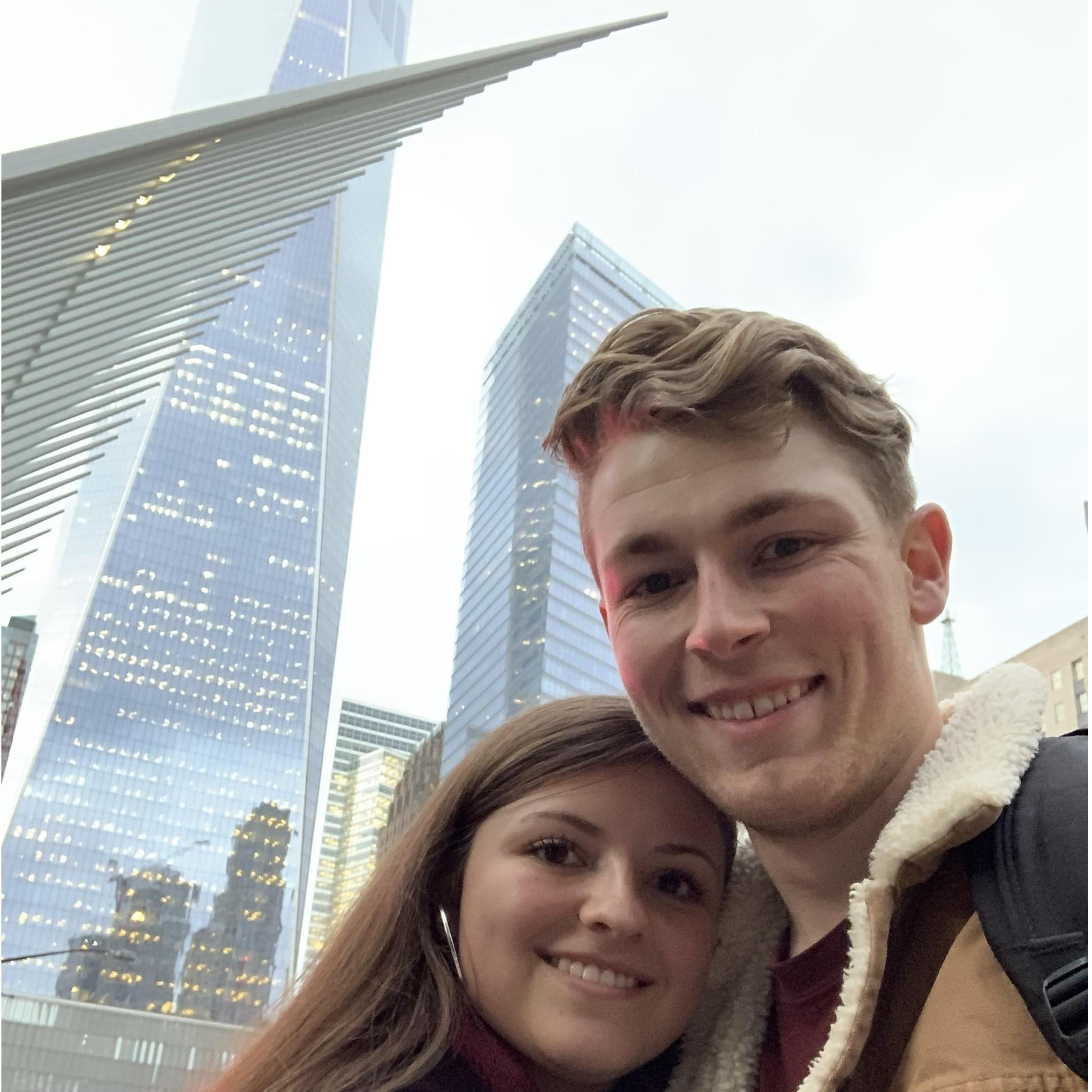 First day in NYC. The World Trade Center and the Oculus building. December 2019