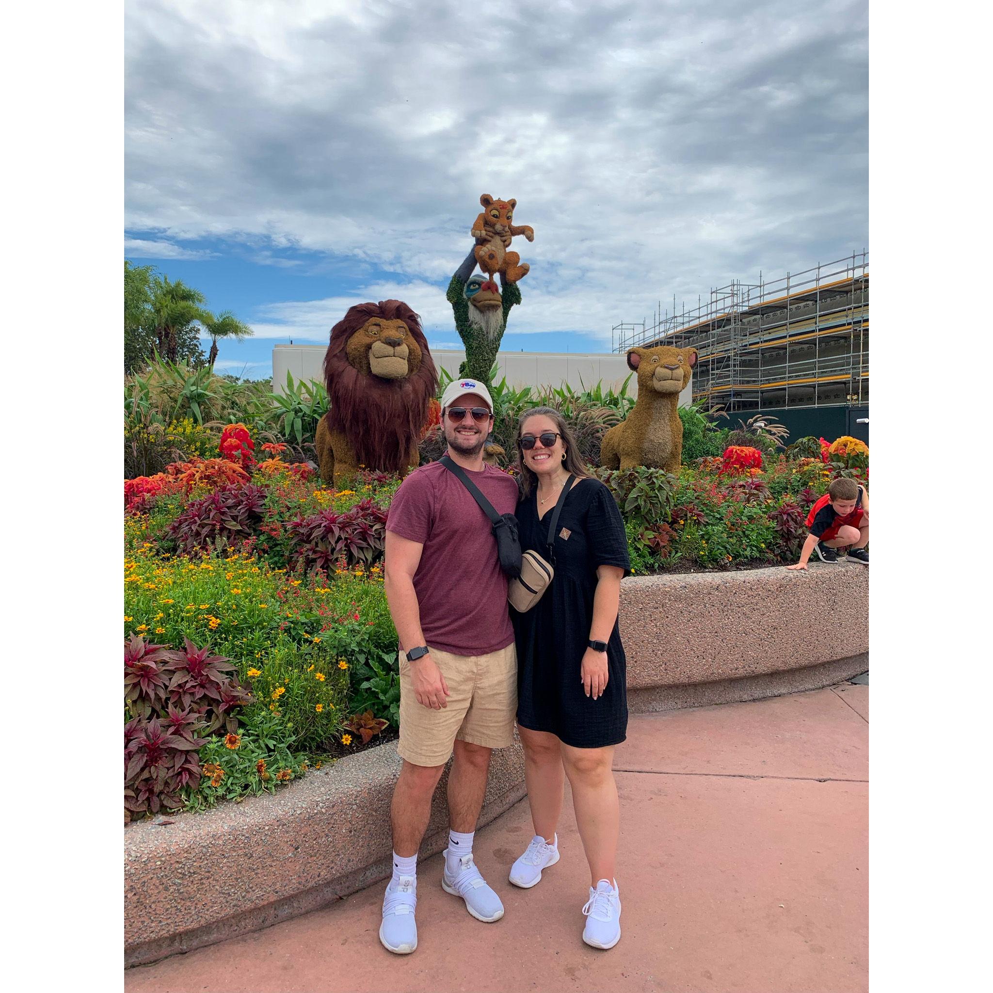 Visiting Epcot on our Disney trip