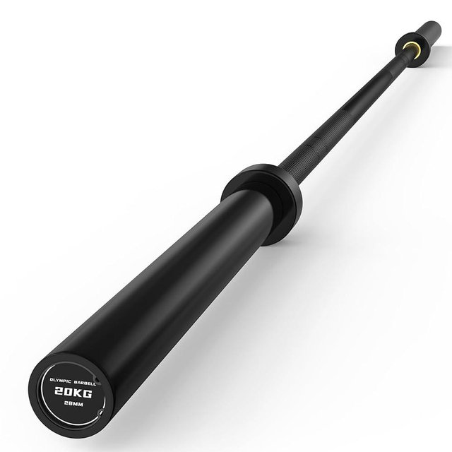 PAPABABE 7FT Olympic Barbell 45 lb Barbell 2 INCH 1000lbs/1500lbs Capacity Olympic Bar with Moderate Knurling For Squats Curls Deadlifts