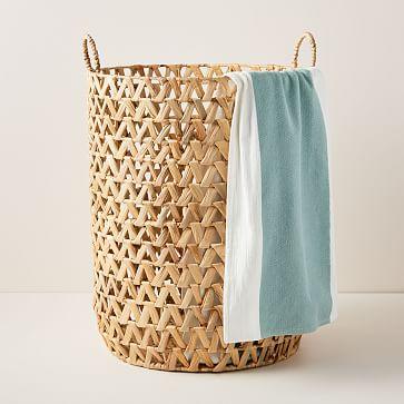 Open Weave Zigzag Hamper