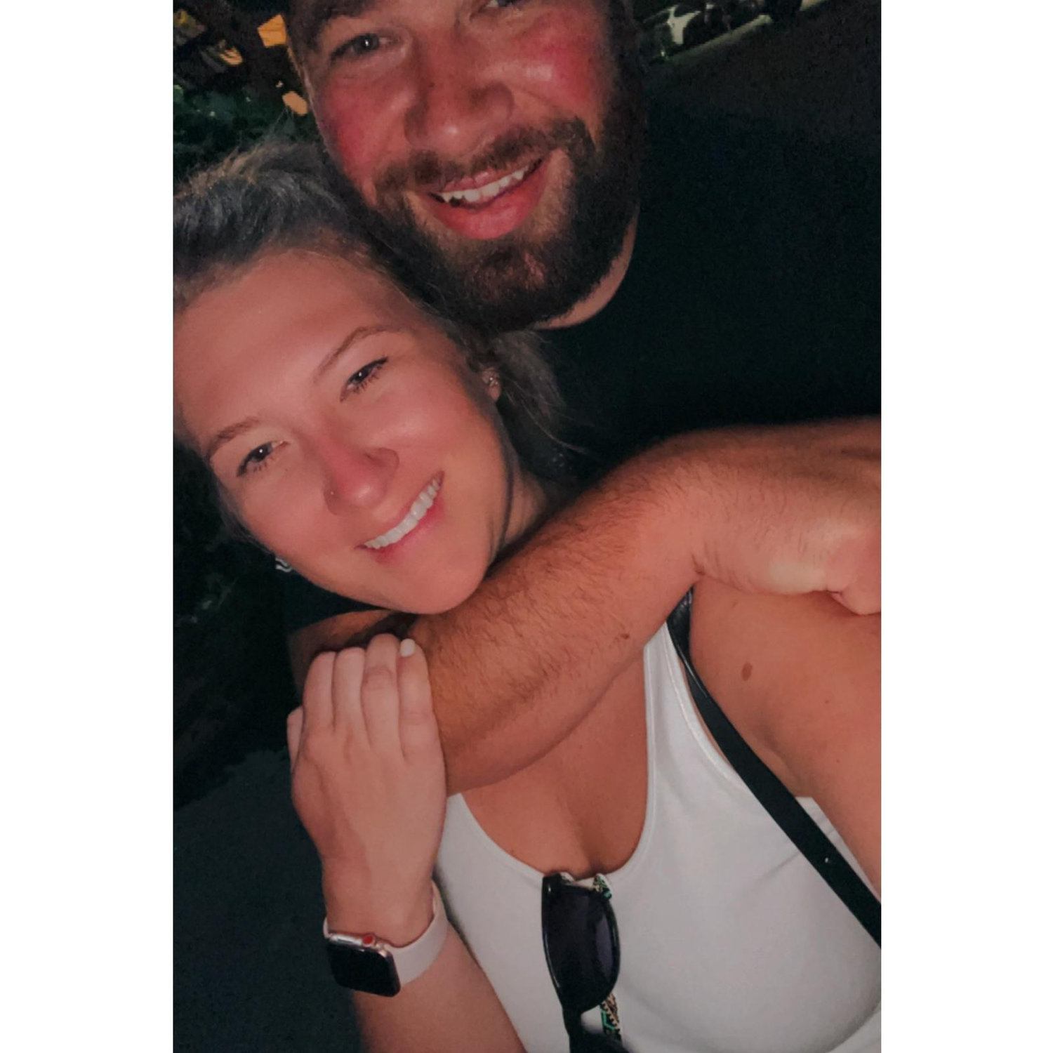 This picture was taken shortly after Brian asked Jenn to be his girlfriend.
