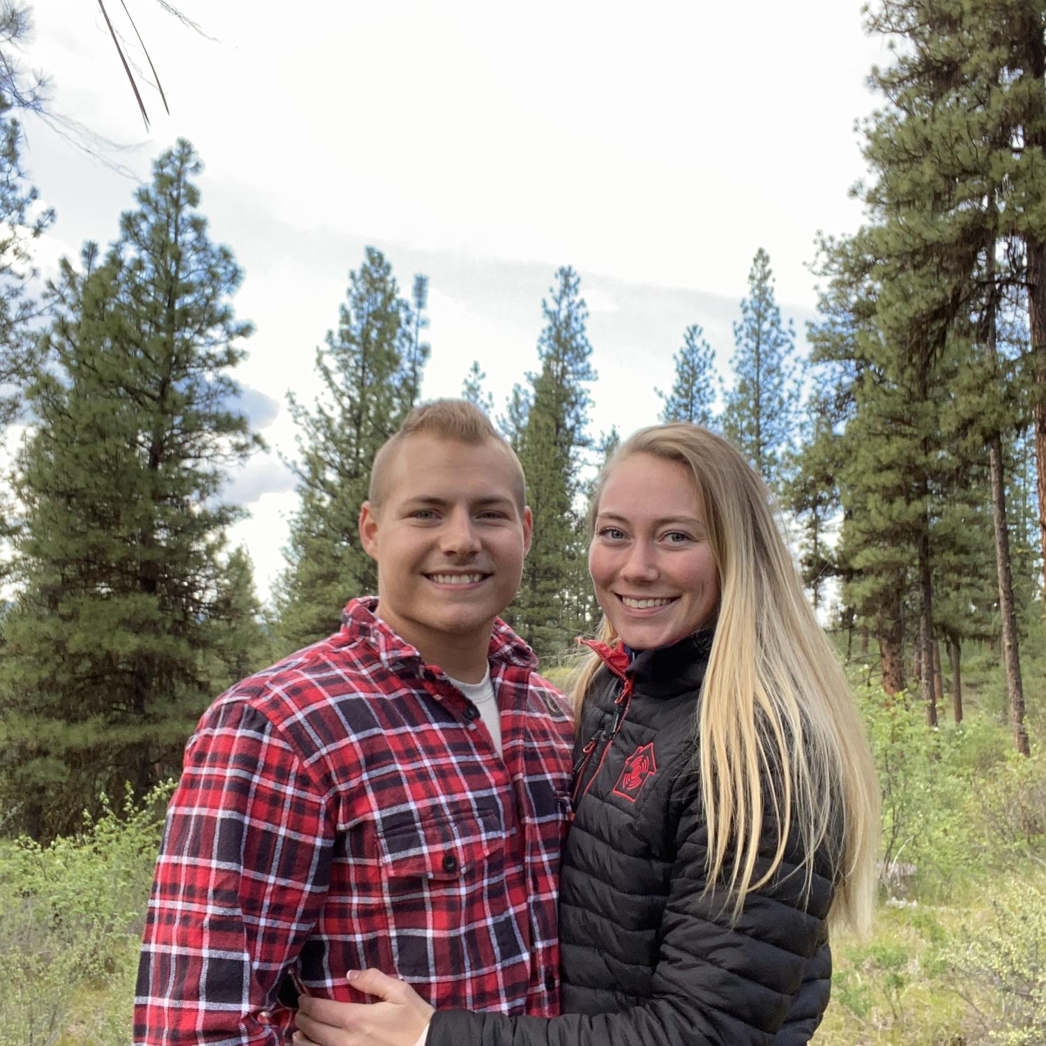 Alexa's first time in Idaho!