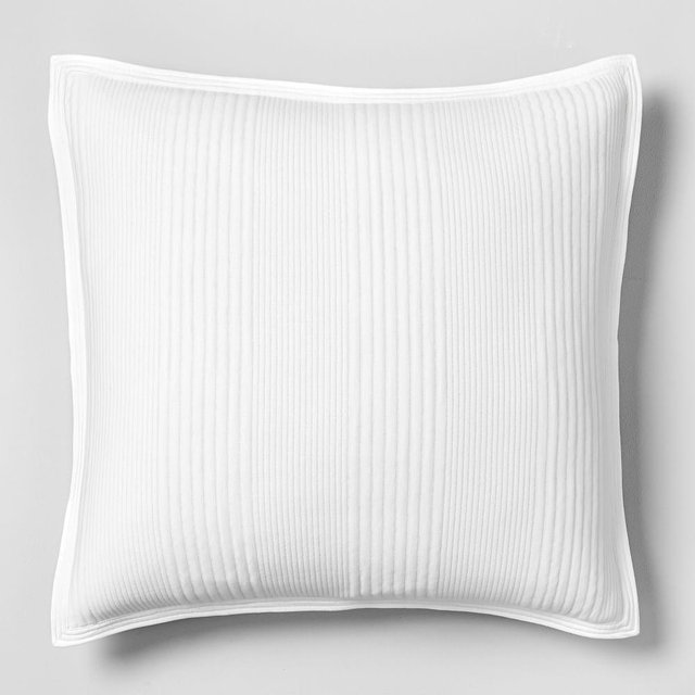 Cotton Jersey Cloud Euro Sham, Stone White