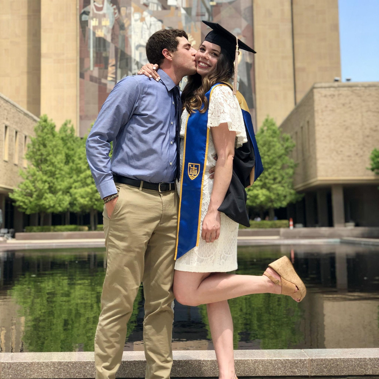 Malorie stayed in the states and got her Masters of Accountancy at Notre Dame. This was the first time Matias visited Malorie's home state of Indiana.