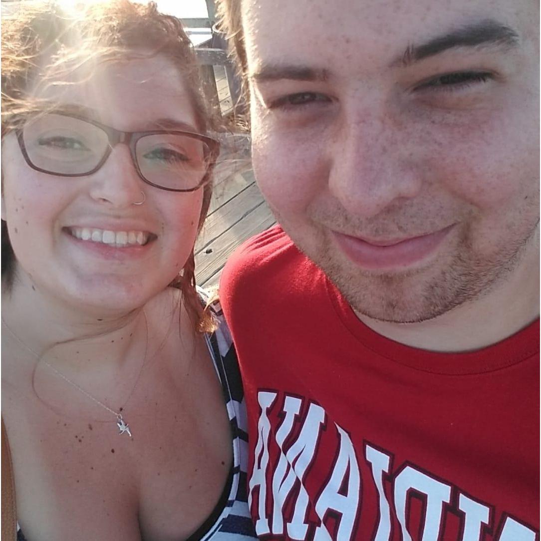 During our vacation when I said "YES"!