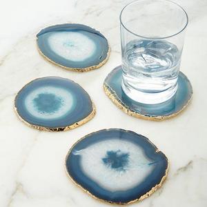 Agate Coasters, Set of 4