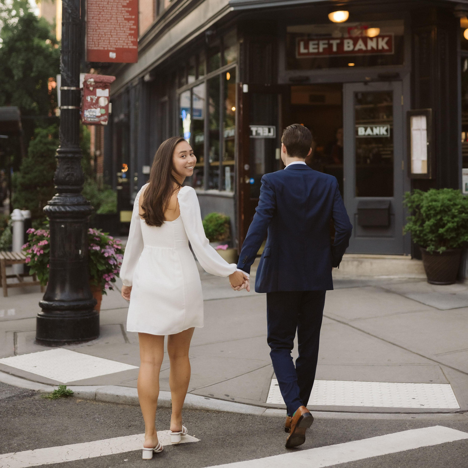 Engagement photo session in the West Village