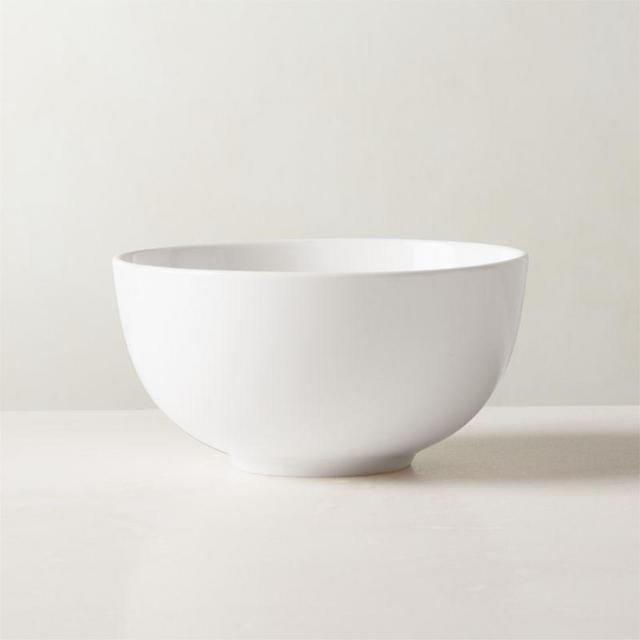 Set of 8 Contact White Bowls