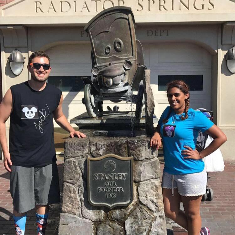 First trip to Disneyland together! That's definitely how my dad says "Welcome to the Family"