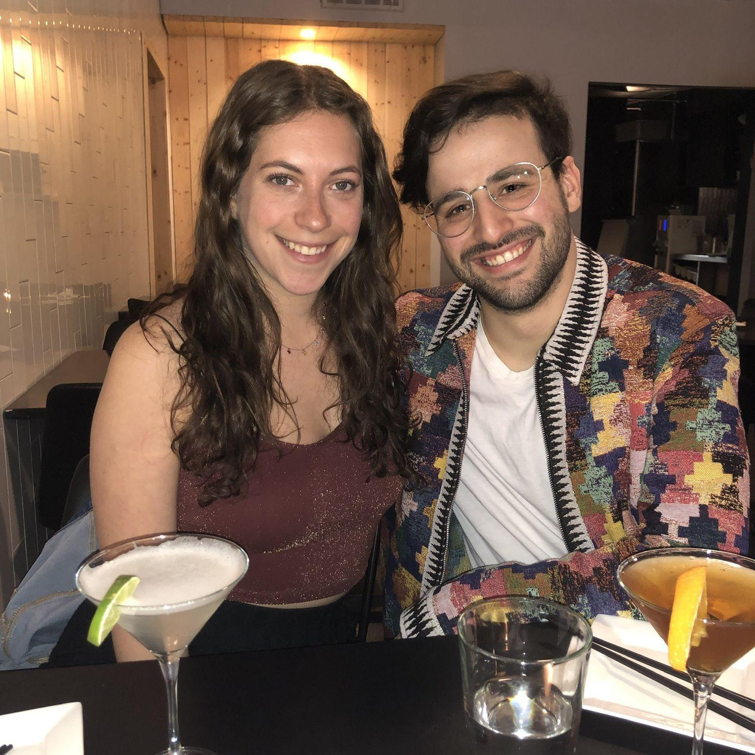 Celebrating Shelley's birthday in 2019 in Chicago, IL