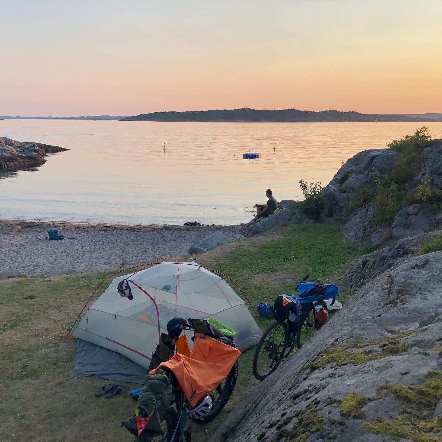 Possibly the best campsite ever...Helgaroa, Norway