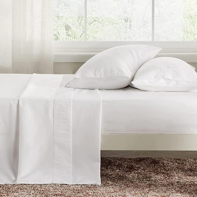 BEDSURE California King Sheet Sets - Soft 1800 Sheets for California King Size Bed, 4 Pieces Hotel Luxury White Sheets Cal King, Easy Care Polyester Microfiber Cooling Bed Sheet Set