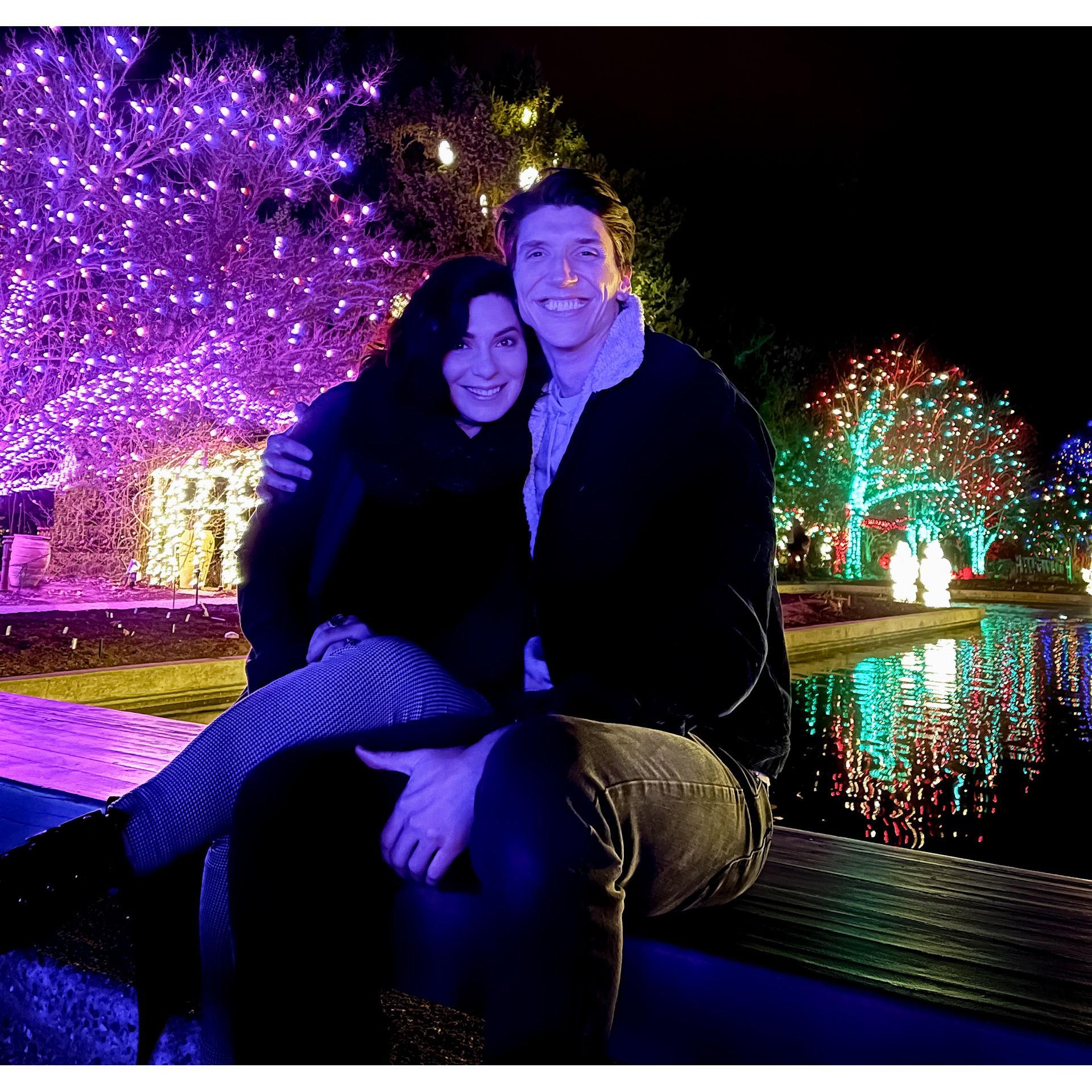 Yearly visit to Blossoms of Light at Botanic Gardens in Denver