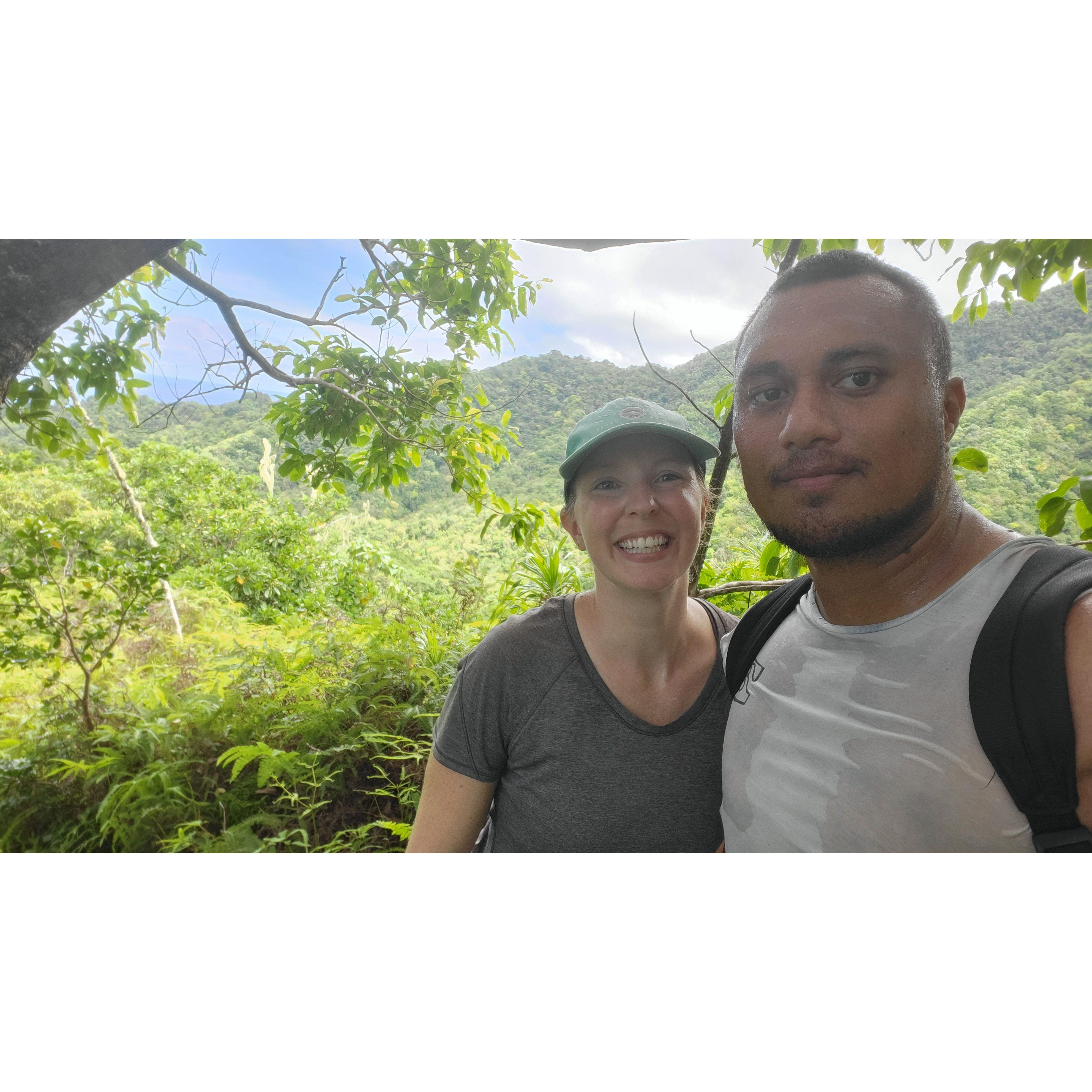 A hike across the island! It was long but worth it