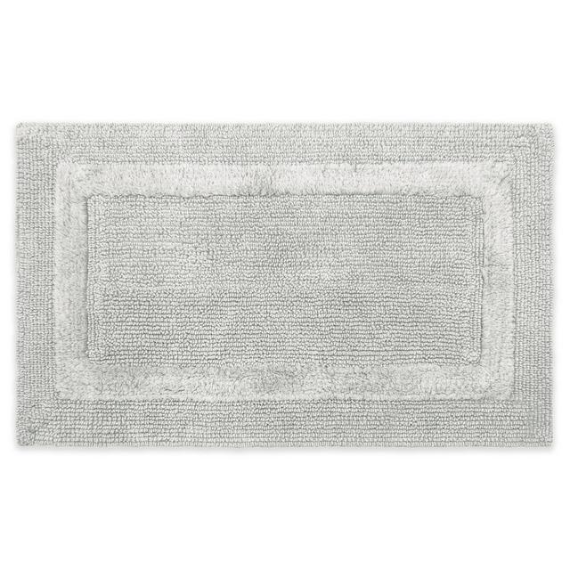 Stonewash 20" x 34" Bath Rug in Medium Grey