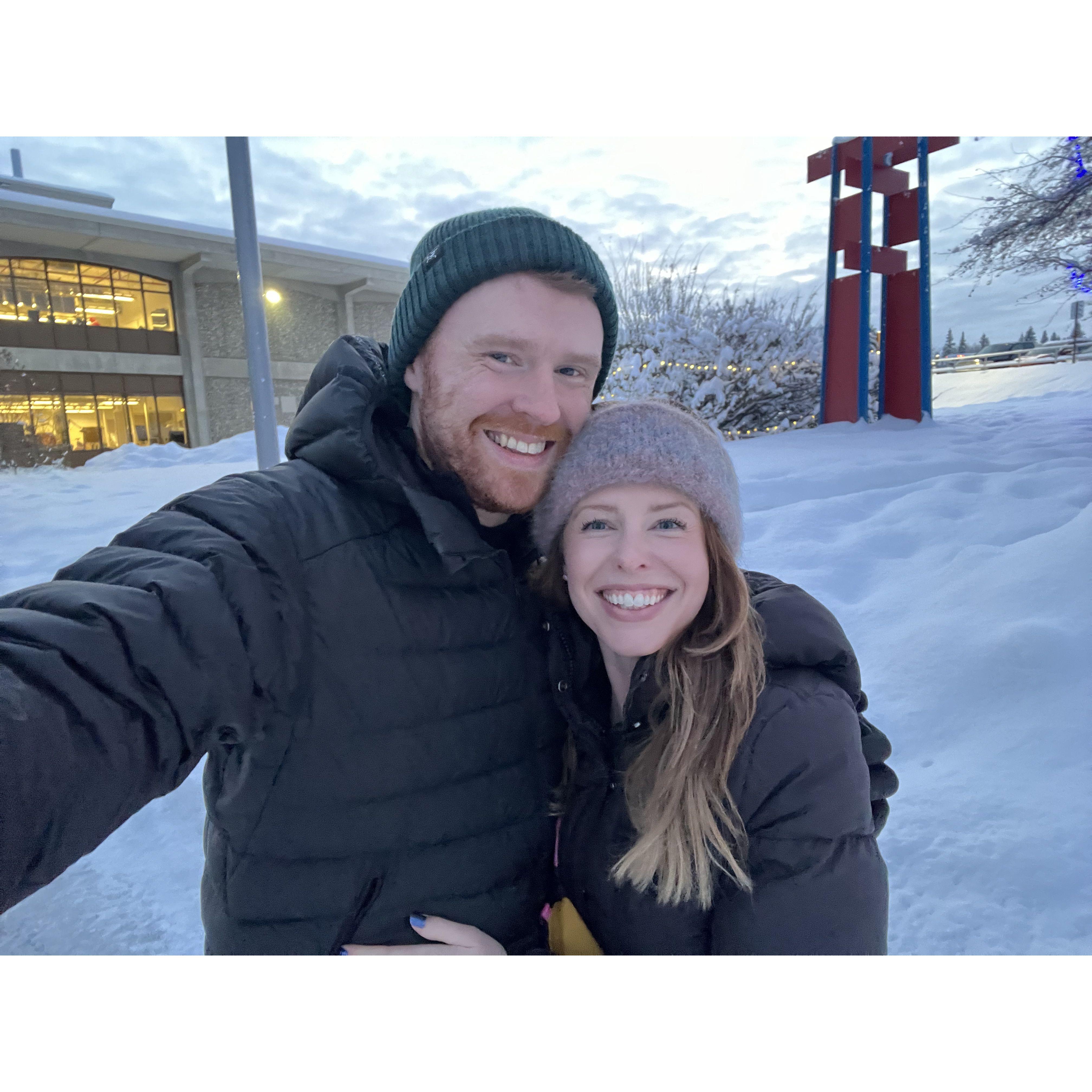 Our first trip to Alaska together!