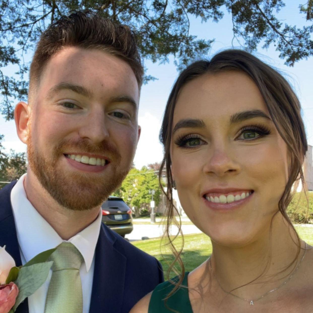 This is our one and only selfie taken at the wedding of Nick's mom ad stepdad, Melanie and Scott. I guess we were too busy celebrating to take photos! Taken September 16th, 2023.