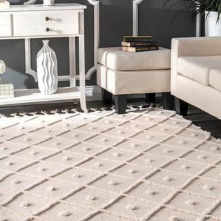 Hand Loomed Trellis Tassel Jinny Rug