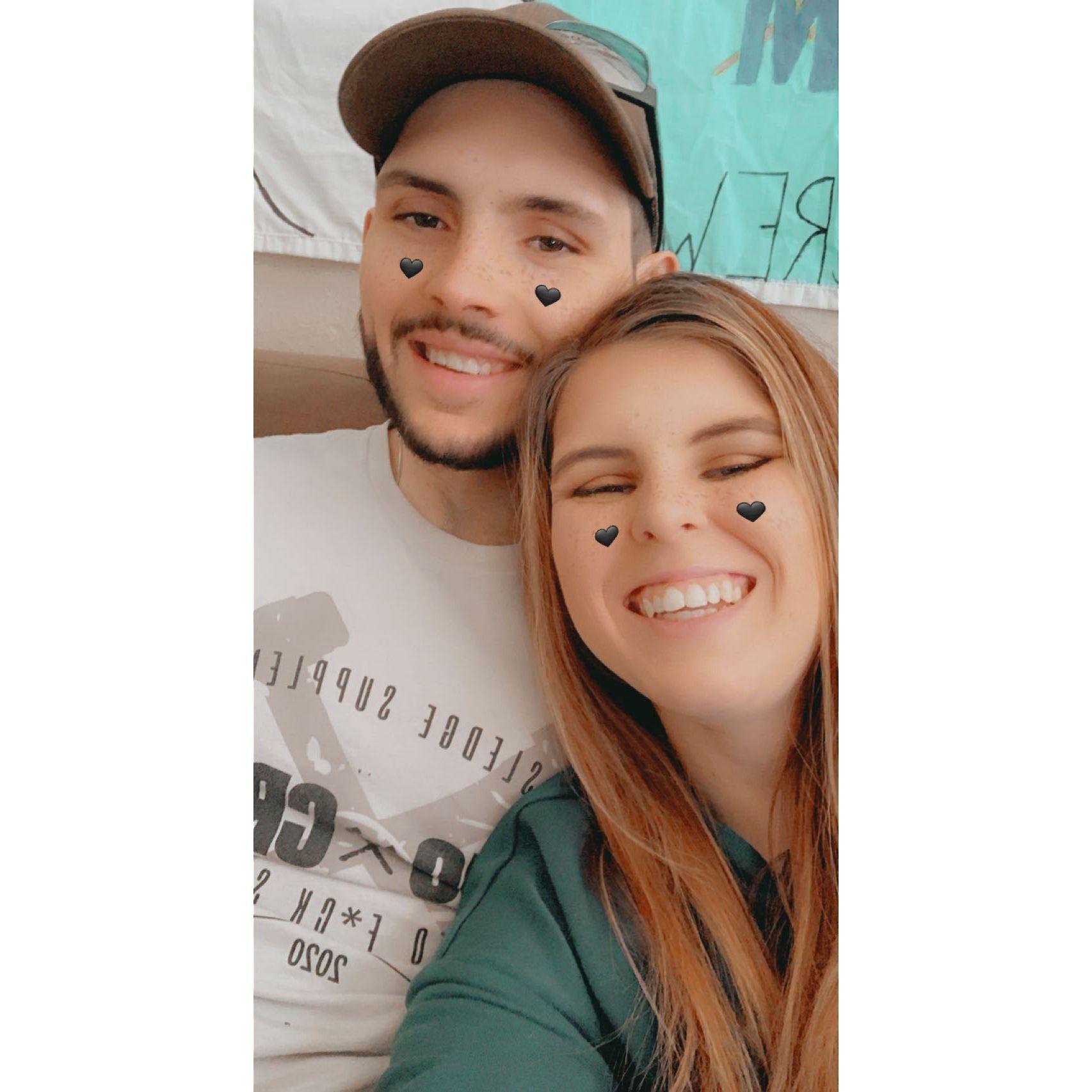 Our first selfie 2021