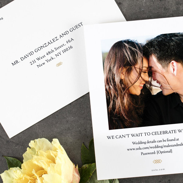 Joliette Type | Blush | Zola Save The Dates