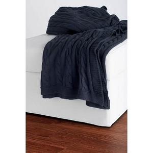 Gray Cable Knit Throw - Rizzy Home