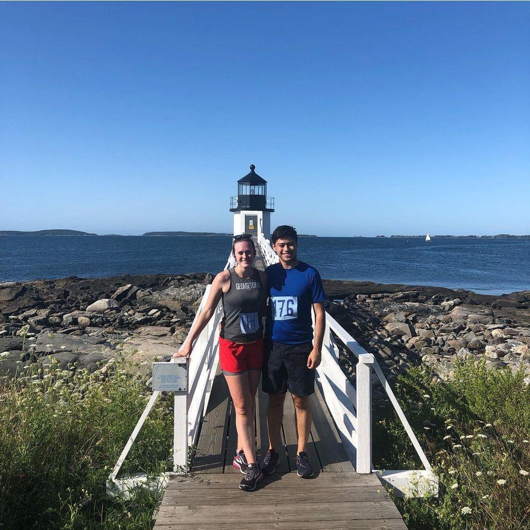 Half marathon near Bar Harbor, Maine