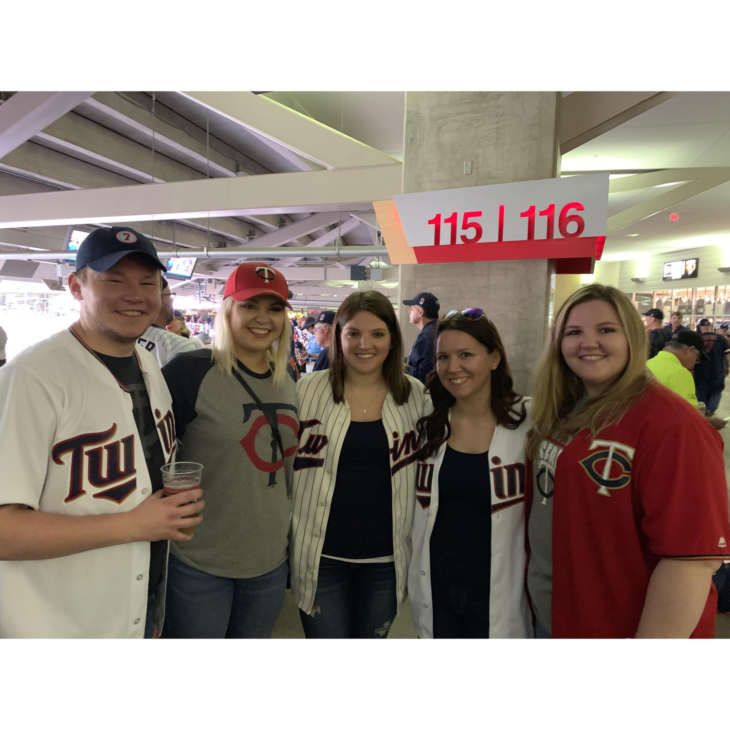 The Bergman kids at Joe Mauer's retirement!