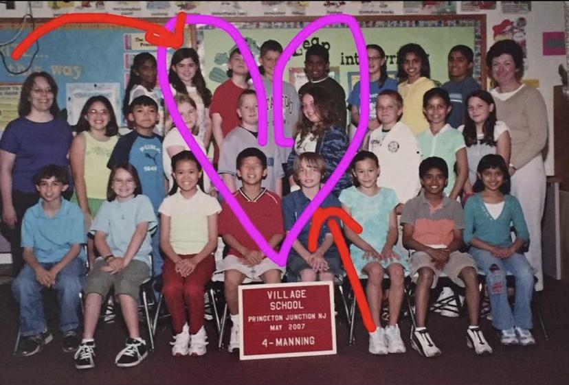 Where we first met: Mrs. Manning's 4th grade class! Not completely sure if the sparks flew back then, though... 2007