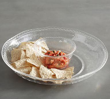 Rope Melamine Chip & Dip, Clear