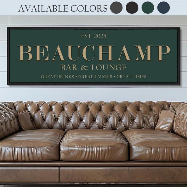 Personalized Bar Sign, Custom Bar Sign, Home Bar Sign
