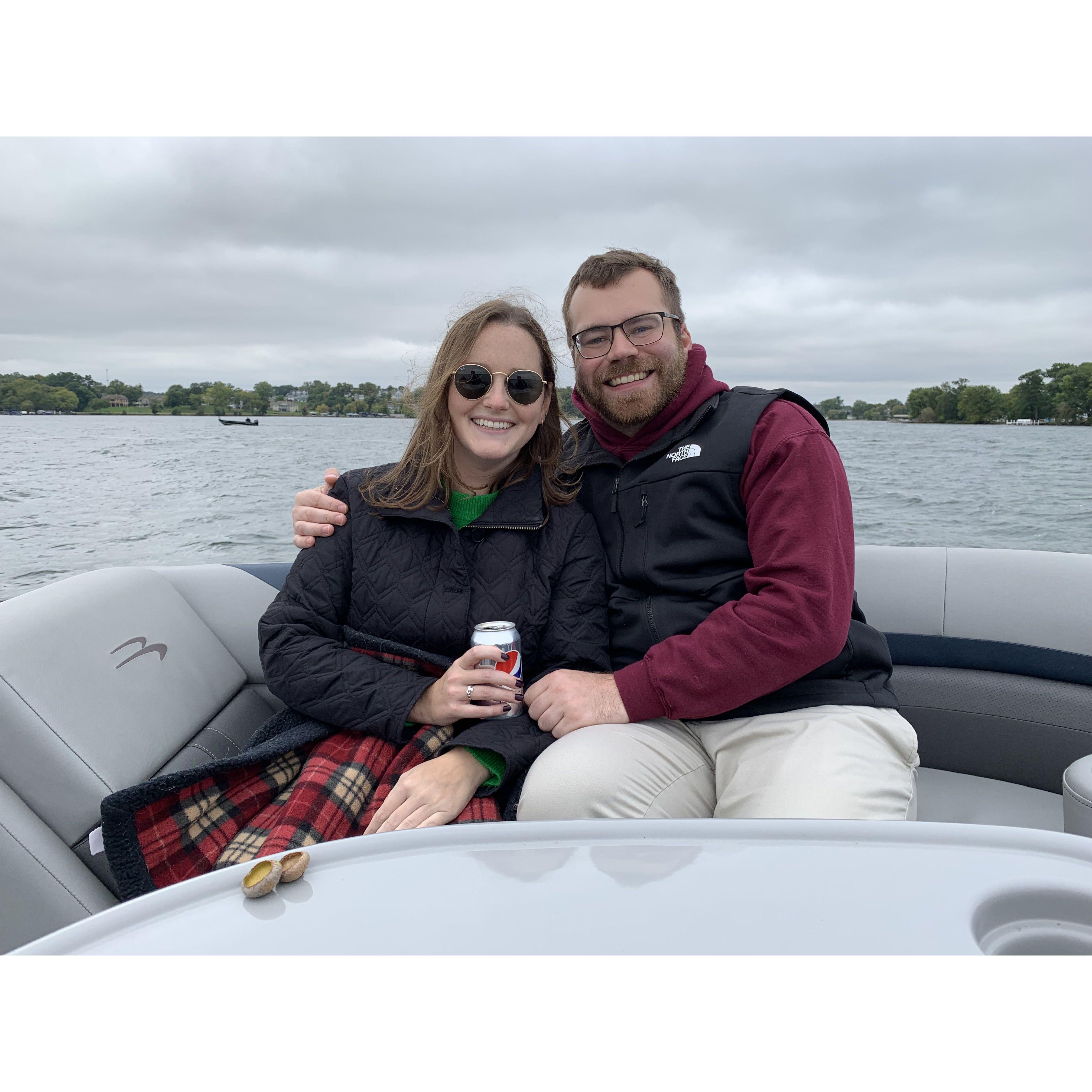 A chilly boat ride on Green Lake