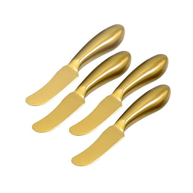 Robinson Gold Cheese Tools (Set of 4 Cheese Spreaders)