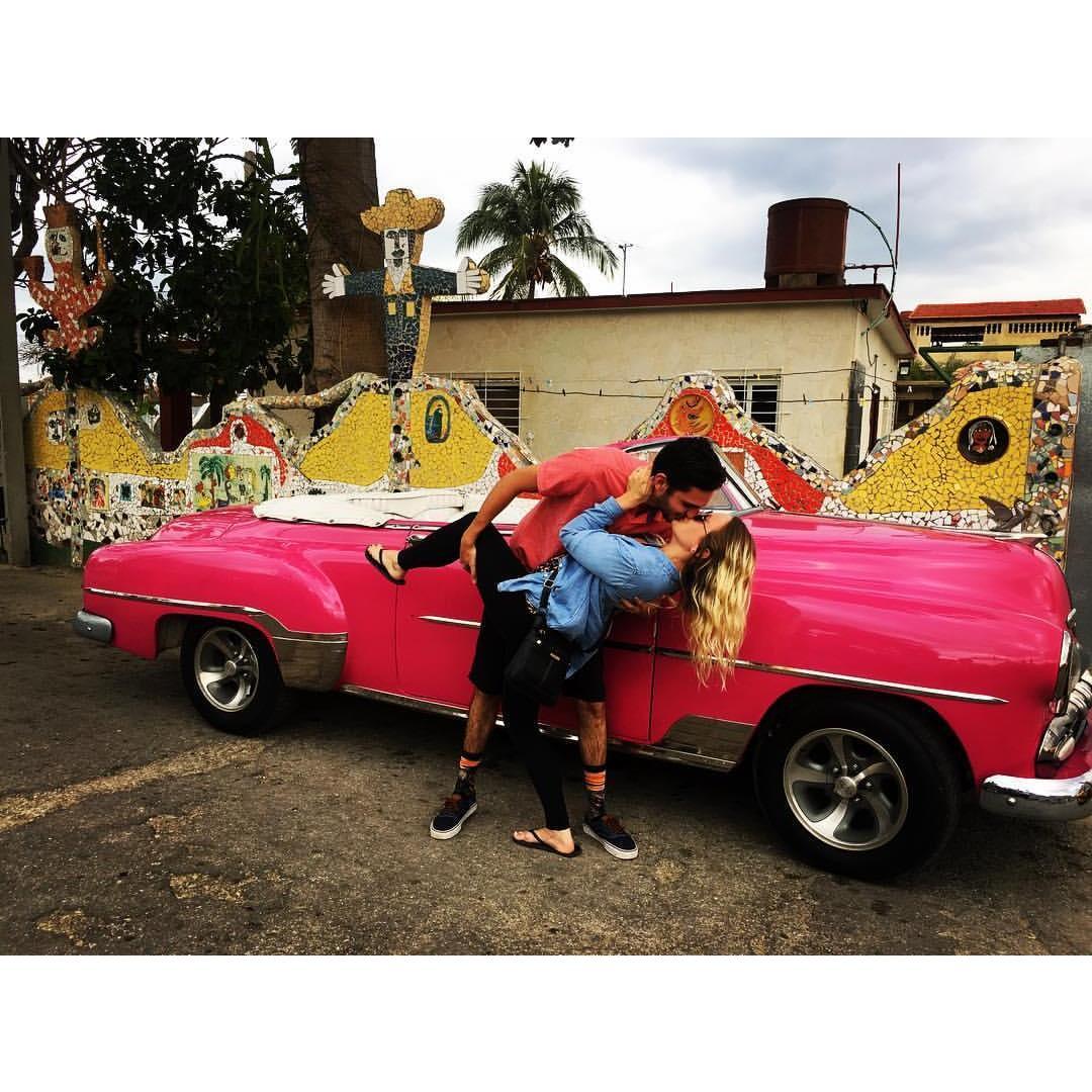 Our obligatory pose in Cuba! March 2017.