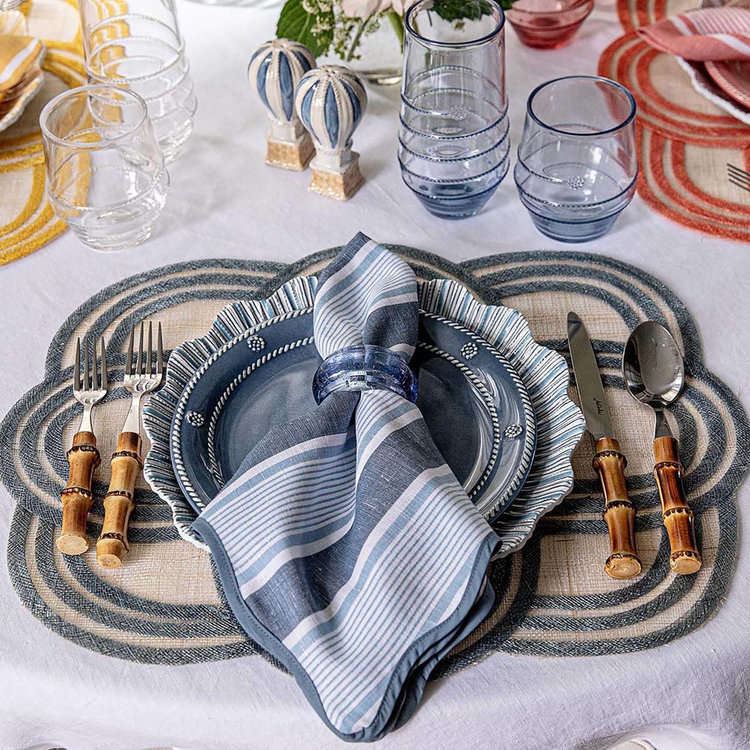 Juliska, Cabana Stripe Napkin, Set of 4 | Zola