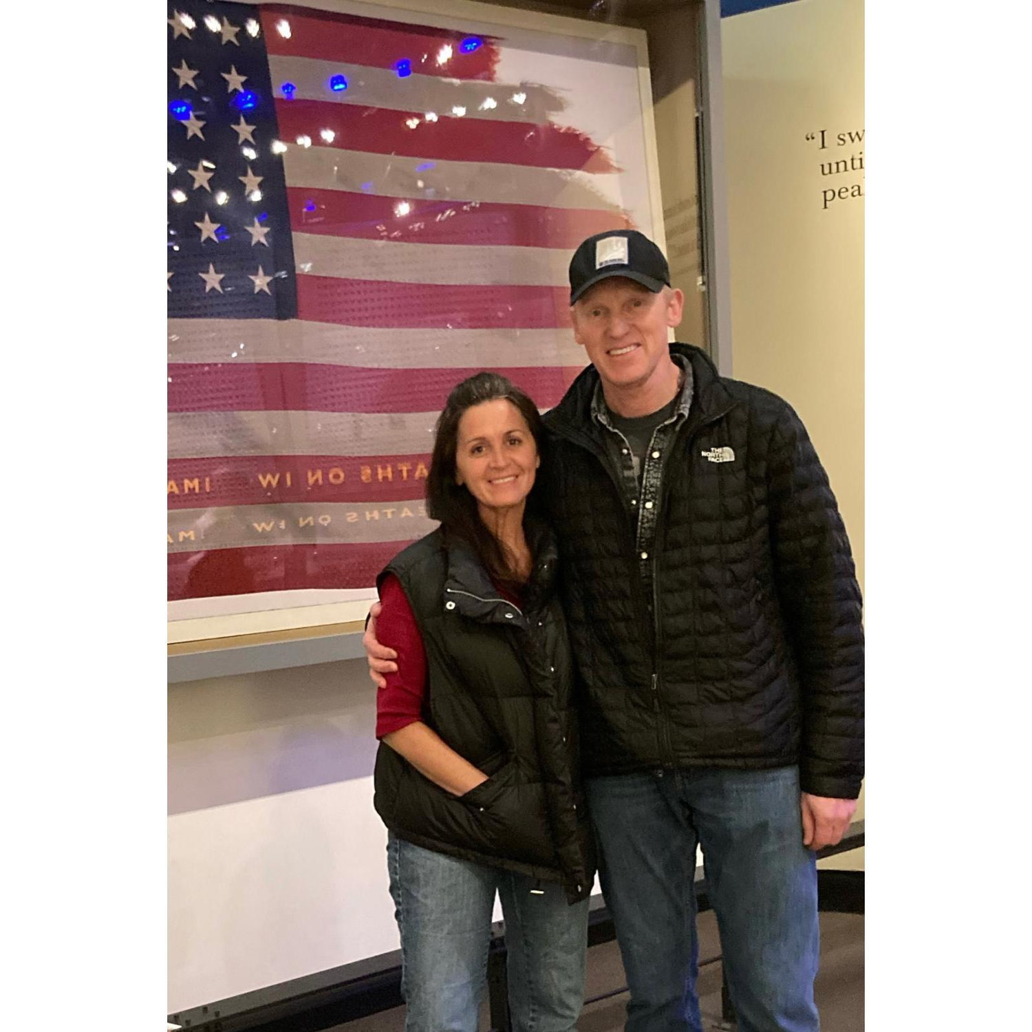 US Marine Corps Museum, Quantico (2022), with the 1st flag raised on Iwo Jima. If you don't know history, learn it now. It's pretty good! We went to the Army museum right after...Jeff started in the Army then retired as a Marine.