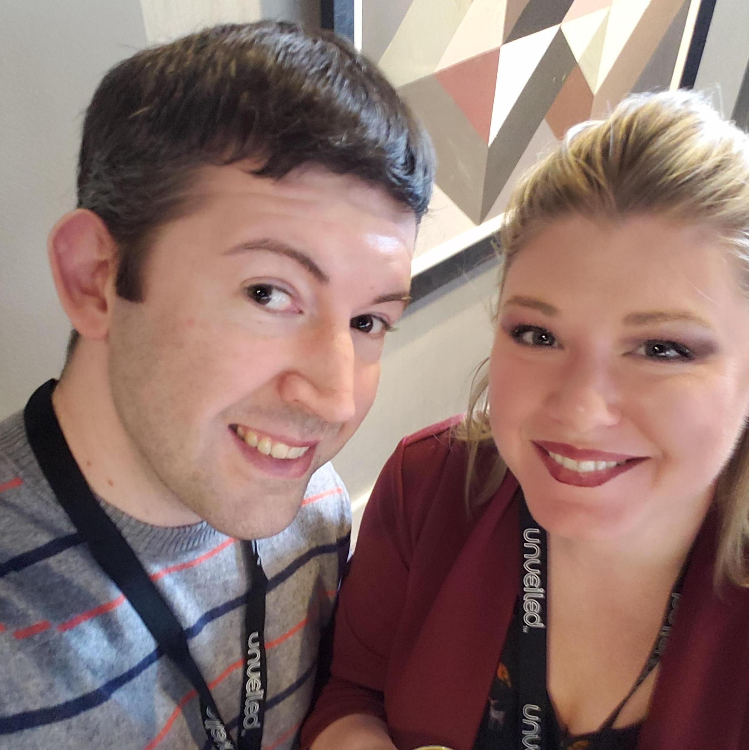 Ben is the best fiance. He went with me to a wedding expo in Minneapolis.