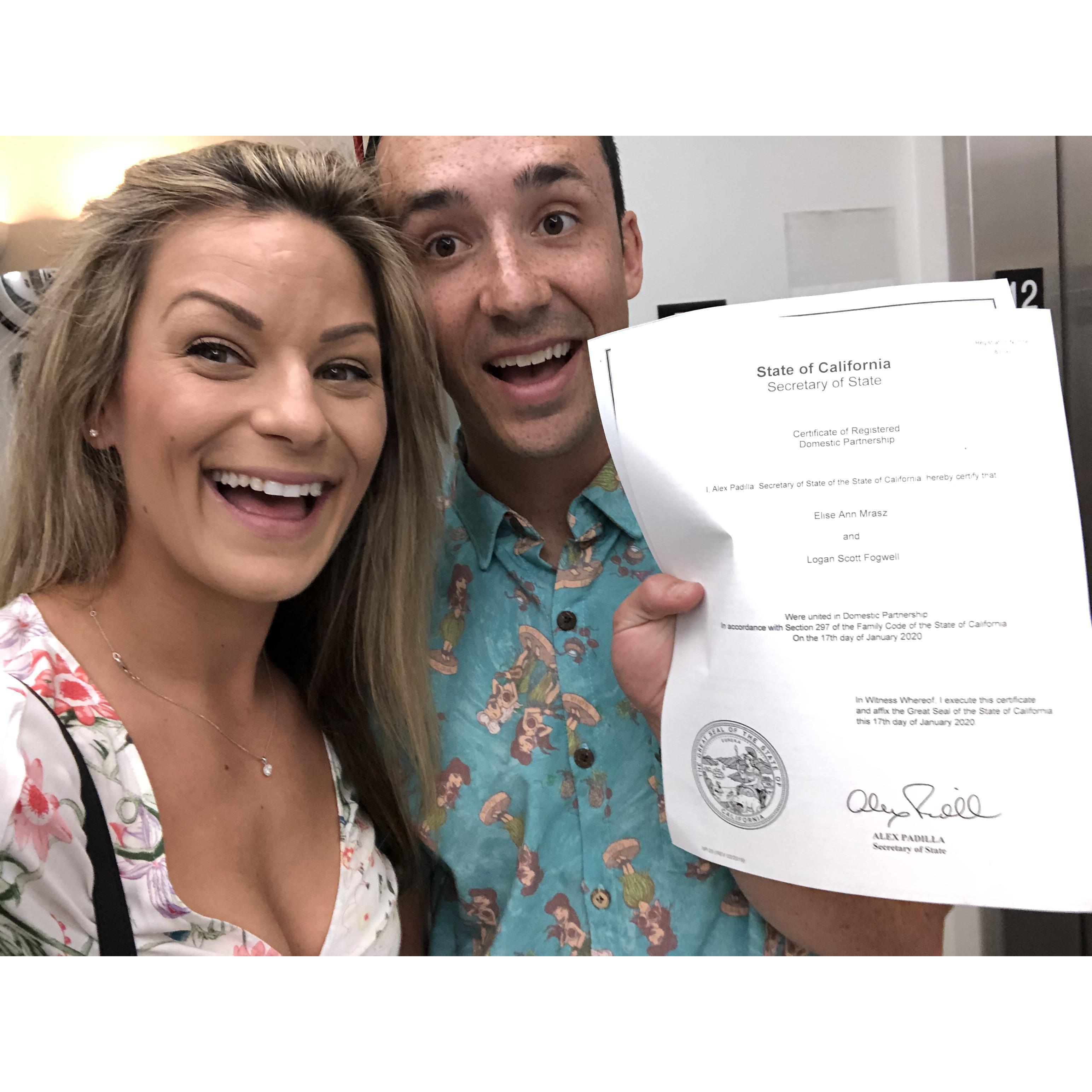 1-17-2020 Domestic Partnership