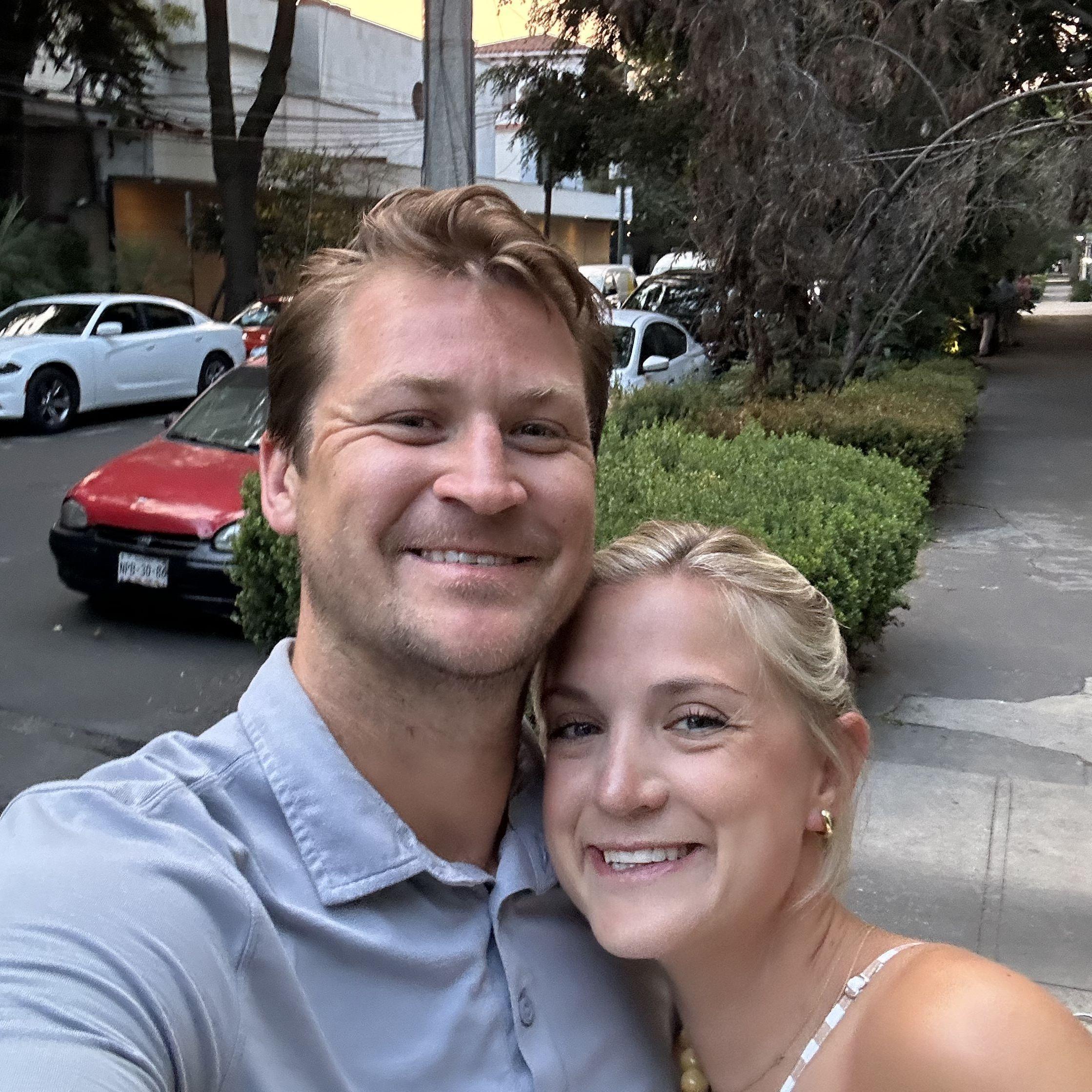 Heading to dinner in Mexico City