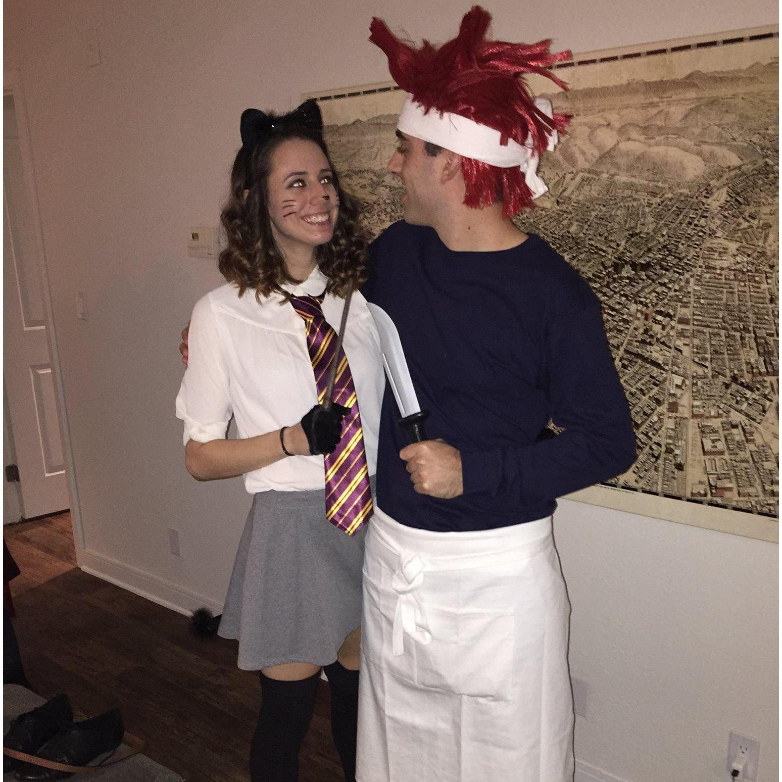 Our first Halloween party together.