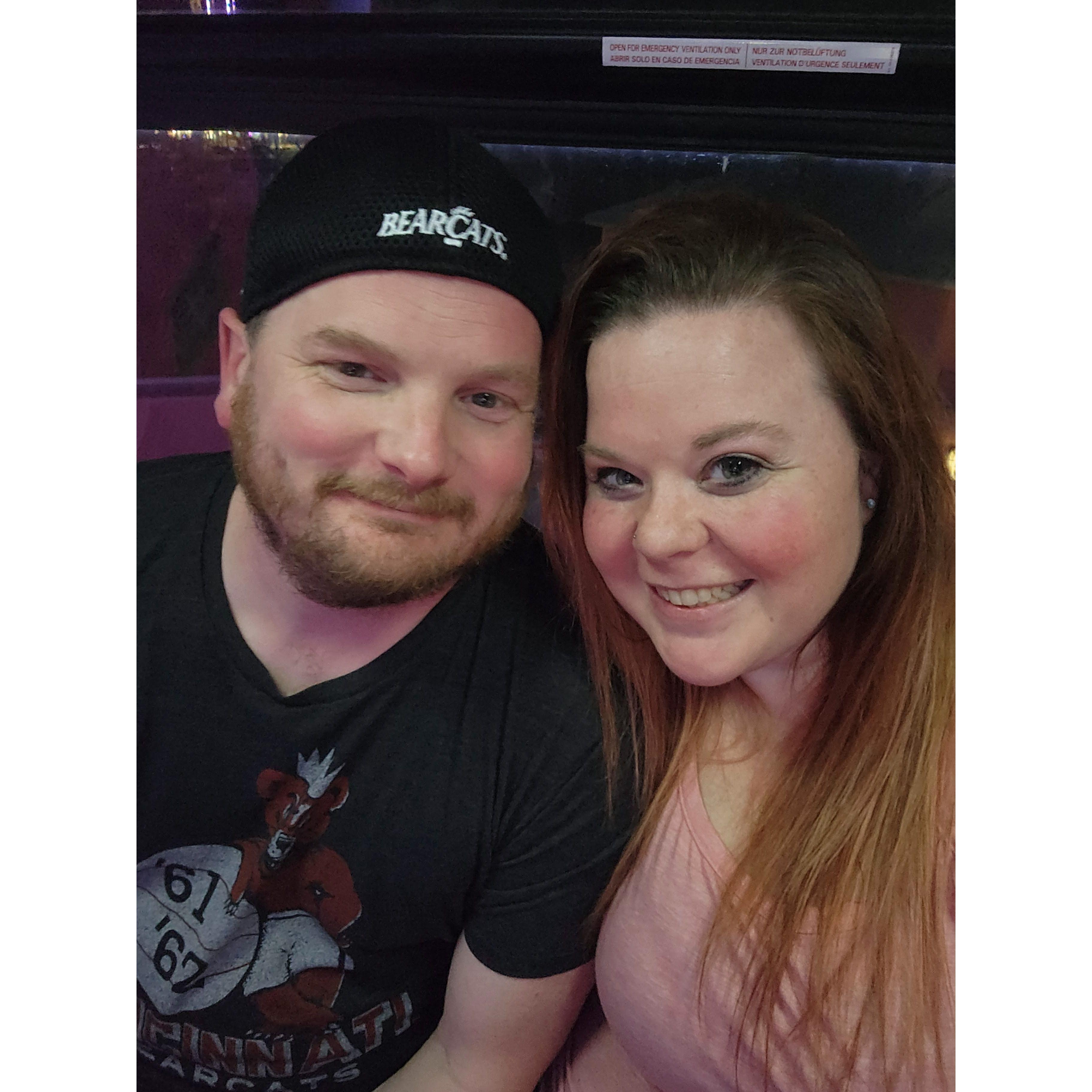 On the sky wheel in Pigeon Fordge